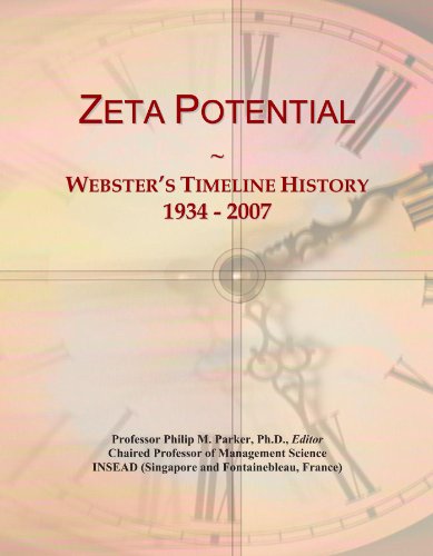 Zeta Potential: Webster's Timeline History, 1934 - 2007