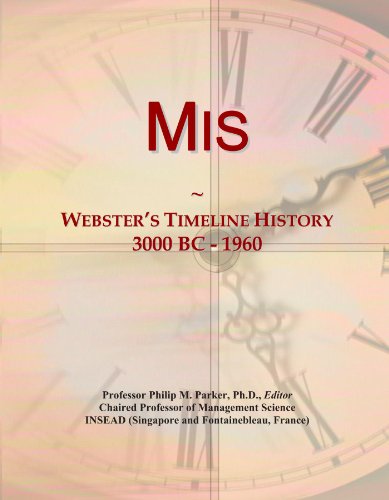 Mis: Webster's Timeline History, 3000 BC - 1960