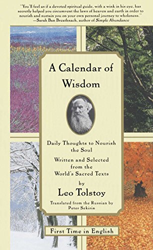 A Calendar of Wisdom: Daily Thoughts to Nourish the Soul, Written and Se