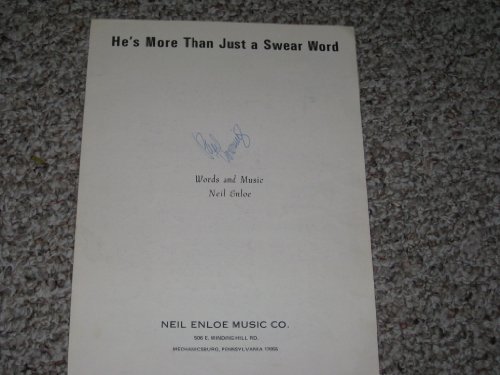 He's More Than Just a Swear Word Sheet Music