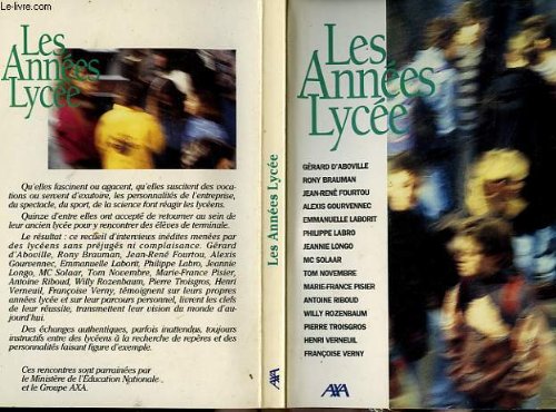 Les années lycée