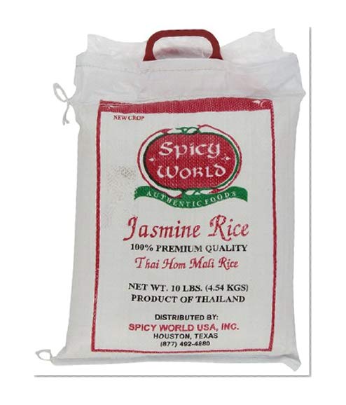 Book Cover Spicy World Pure Jasmine Rice From Thailand, 10-Pound Bag