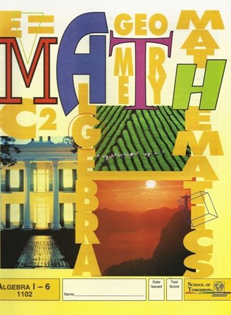 Math Algebra I (6) 1102 [School of Tomorrow]