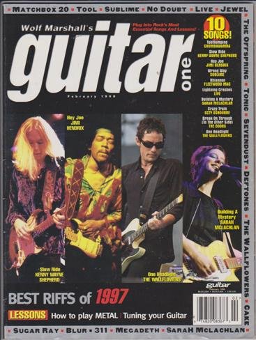 Guitar One Magazine (February 1998) (Best Riffs of 1997 + How To play Metal & Tuning your Guitar)