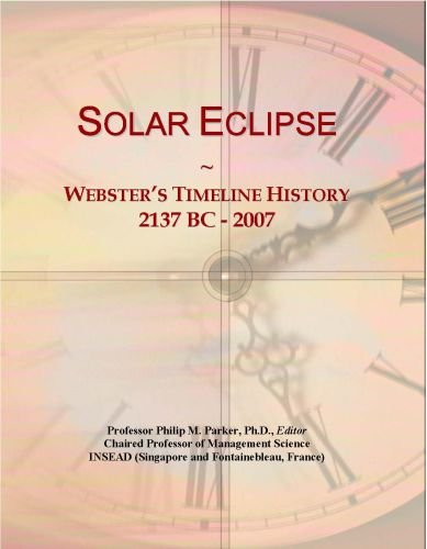 Solar Eclipse: Webster's Timeline History, 2137 BC - 2007
