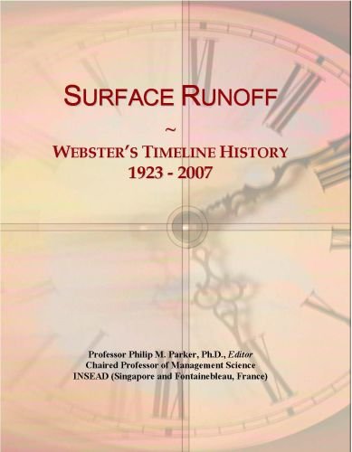 Surface Runoff: Webster's Timeline History, 1923 - 2007