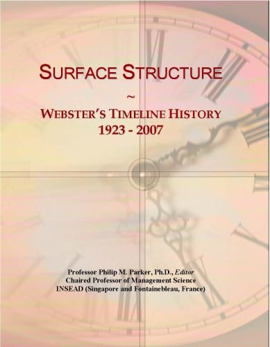 Surface Structure: Webster's Timeline History, 1923 - 2007