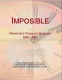 Imposible: Webster's Timeline History, 1653 - 2007