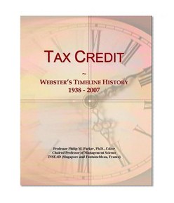 Tax Credit: Webster's Timeline History, 1938 - 2007