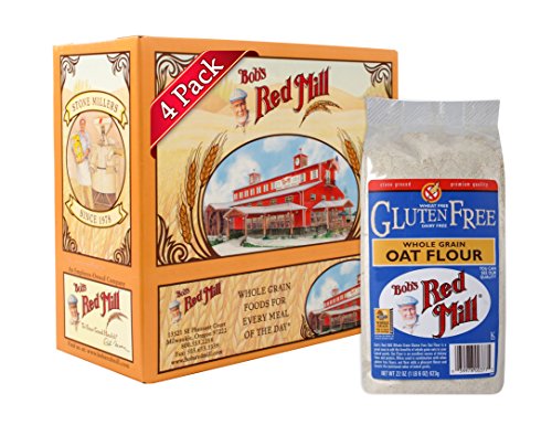 Bob's Red Mill Gluten Free Oat Flour, 22 Oz (4 Pack)