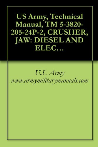 US Army, Technical Manual, TM 5-3820-205-24P-2, CRUSHER, JAW: DIESEL AND ELECTRIC DRIVEN, WHEEL MOUNTED, PNEUMATIC TIRES, 75 TON PER HOUR (NSN 3820-00-783-7311) ... MOUNTED, 75 TON PER HOUR, military manauals