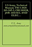 US Army, Technical Manual, TM 5-3820-205-24P-2, CRUSHER, JAW: DIESEL AND ELECTRIC DRIVEN, WHEEL MOUNTED, PNEUMATIC TIRES, 75 TON PER HOUR (NSN 3820-00-783-7311) ... MOUNTED, 75 TON PER HOUR, military manauals