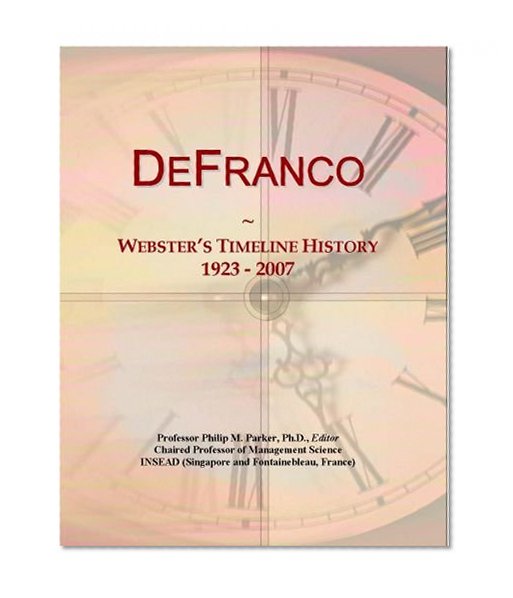 DeFranco: Webster's Timeline History, 1923 - 2007