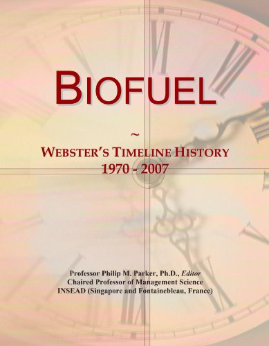 Biofuel: Webster's Timeline History, 1970 - 2007
