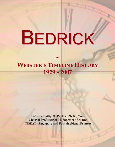 Bedrick: Webster's Timeline History, 1929 - 2007