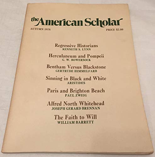 The American Scholar, Autumn 1978