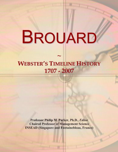 Brouard: Webster's Timeline History, 1707 - 2007