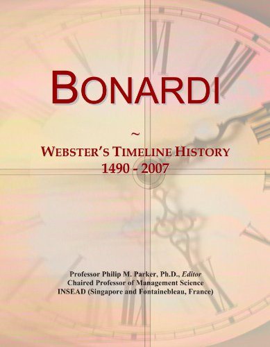 Bonardi: Webster's Timeline History, 1490 - 2007
