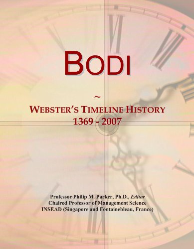 Bodi: Webster's Timeline History, 1369 - 2007