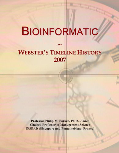 Bioinformatic: Webster's Timeline History, 2007