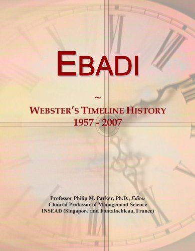 Ebadi: Webster's Timeline History, 1957 - 2007