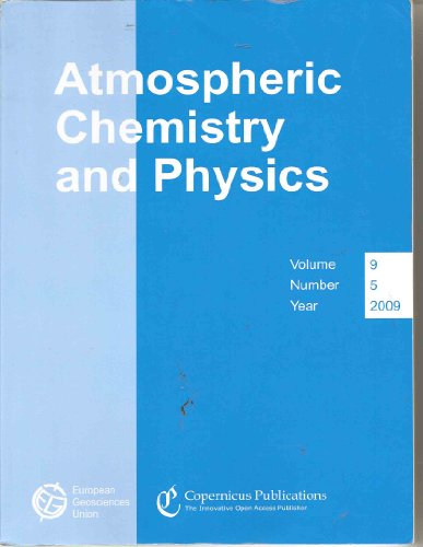 Atmospheric Chemistry and Physics, Vol. 9 Number 5 (2009)