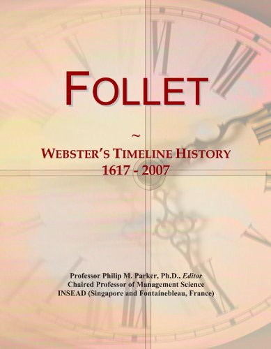 Follet: Webster's Timeline History, 1617 - 2007