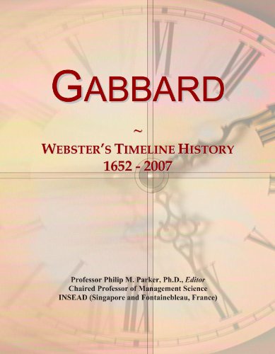 Gabbard: Webster's Timeline History, 1652 - 2007