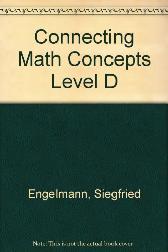 Connecting Math Concepts Level D