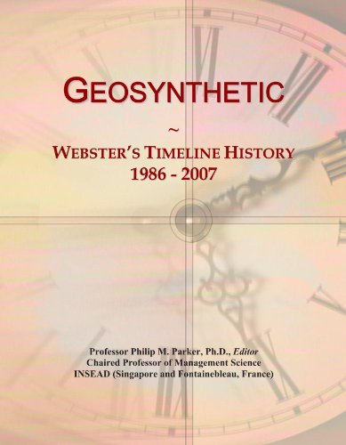 Geosynthetic: Webster's Timeline History, 1986 - 2007