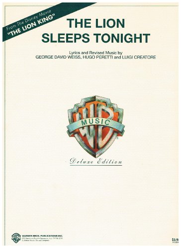 The Lion Sleeps Tonight (Del. Ed.) Sheet