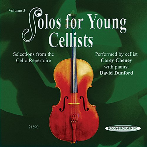 Solos for Young Cellists, Vol 3: Selections from the Cello Repertoire (CD)