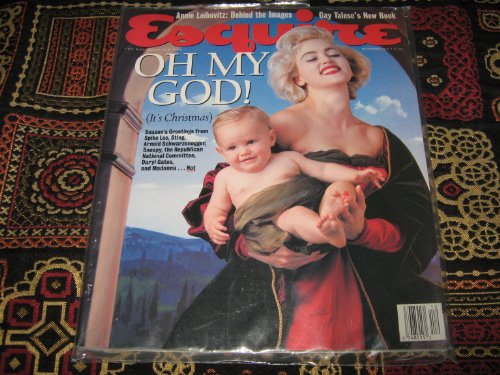 Esquire Magazine (Madonna.. Oh My God ! , Annie Leoibovitz , Gay Talese , Spike Lee , Sting , Arnold S , Snoopy, December 1991)
