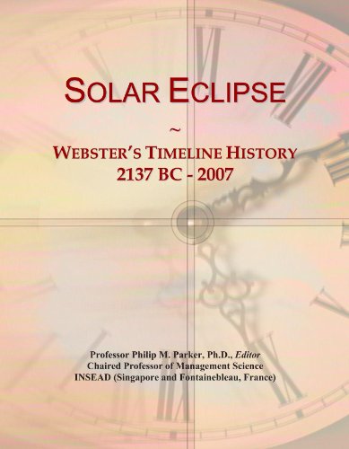 Solar Eclipse: Webster's Timeline History, 2137 BC - 2007