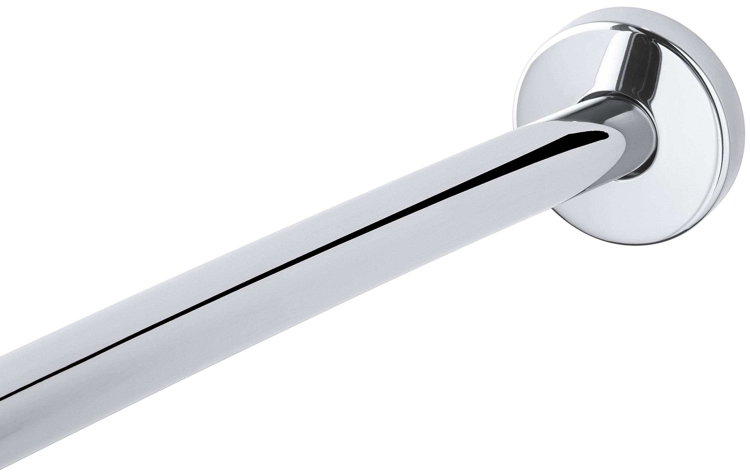Kohler 9351-S Expanse Contemporary Design, Curved Shower Rod, 60" or 72", Polished Stainless