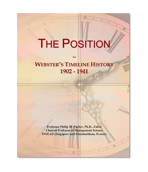 The Position: Webster's Timeline History, 1902 - 1941