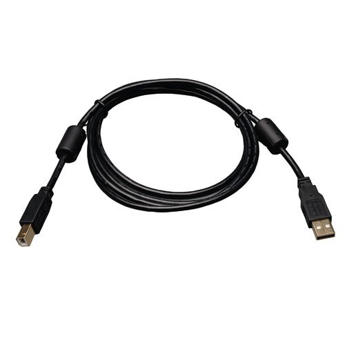 Book Cover Tripp Lite USB 2.0 Hi-Speed A/B Cable with Ferrite Chokes (M/M) 6-ft. (U023-006)