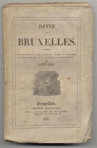 Revue de Bruxelles, octobre 1838