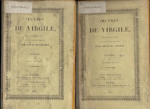 Å’uvres de Virgil, L'Ã©nÃ©ide (2 volumes)