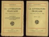 La littÃ©rature franÃ§aise, des origines Ã  1870: Moyen Ã¢ge / SeiziÃ¨me siÃ¨cle / Dix-septiÃ¨me siÃ¨cle 1, 2 / Dix-huitiÃ¨me siÃ¨cle 1, 2, 3 / Dix-neuviÃ¨me siÃ¨cle 1, 2 / Sainte-Beuve: Sa vie, sa doctrine, ses mÃ©thodes, ses repentirs avec des tables...