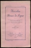 Annales Prince de Ligne (Volume VII, nrs.25, 26, 27, 28, janvier-...-dÃ©cembre) (3 volumes)