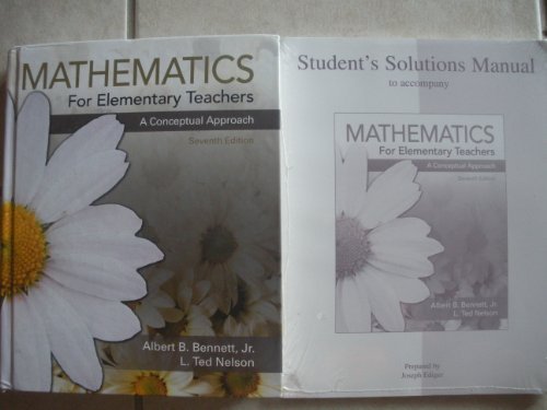 Mathematics for Elementary Teachers A Conceptual Approach 7th Edition with Students Solutions Manual