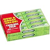 WRIGLEY'S DOUBLEMINT Gum, 5 Stick Pack (40 Packs)