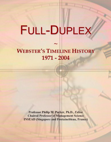 Full-Duplex: Webster's Timeline History, 1971 - 2004