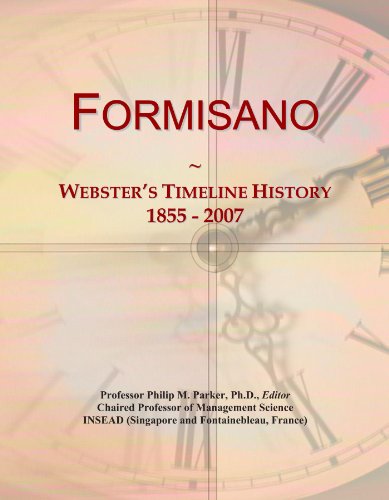 Formisano: Webster's Timeline History, 1855 - 2007