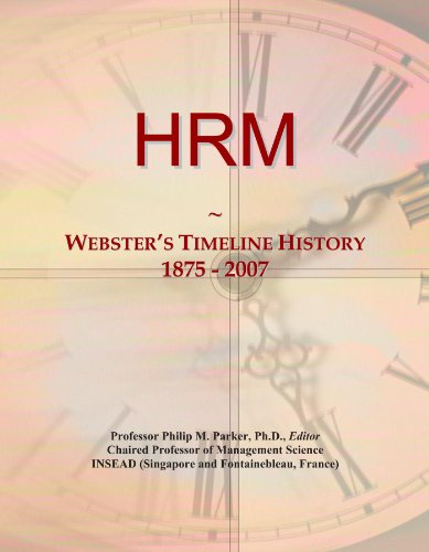 HRM: Webster's Timeline History, 1875 - 2007