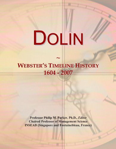 Dolin: Webster's Timeline History, 1604 - 2007
