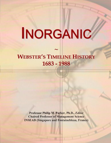 Inorganic: Webster's Timeline History, 1683 - 1988