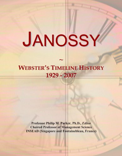 Janossy: Webster's Timeline History, 1929 - 2007