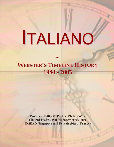 Italiano: Webster's Timeline History, 1984 - 2003